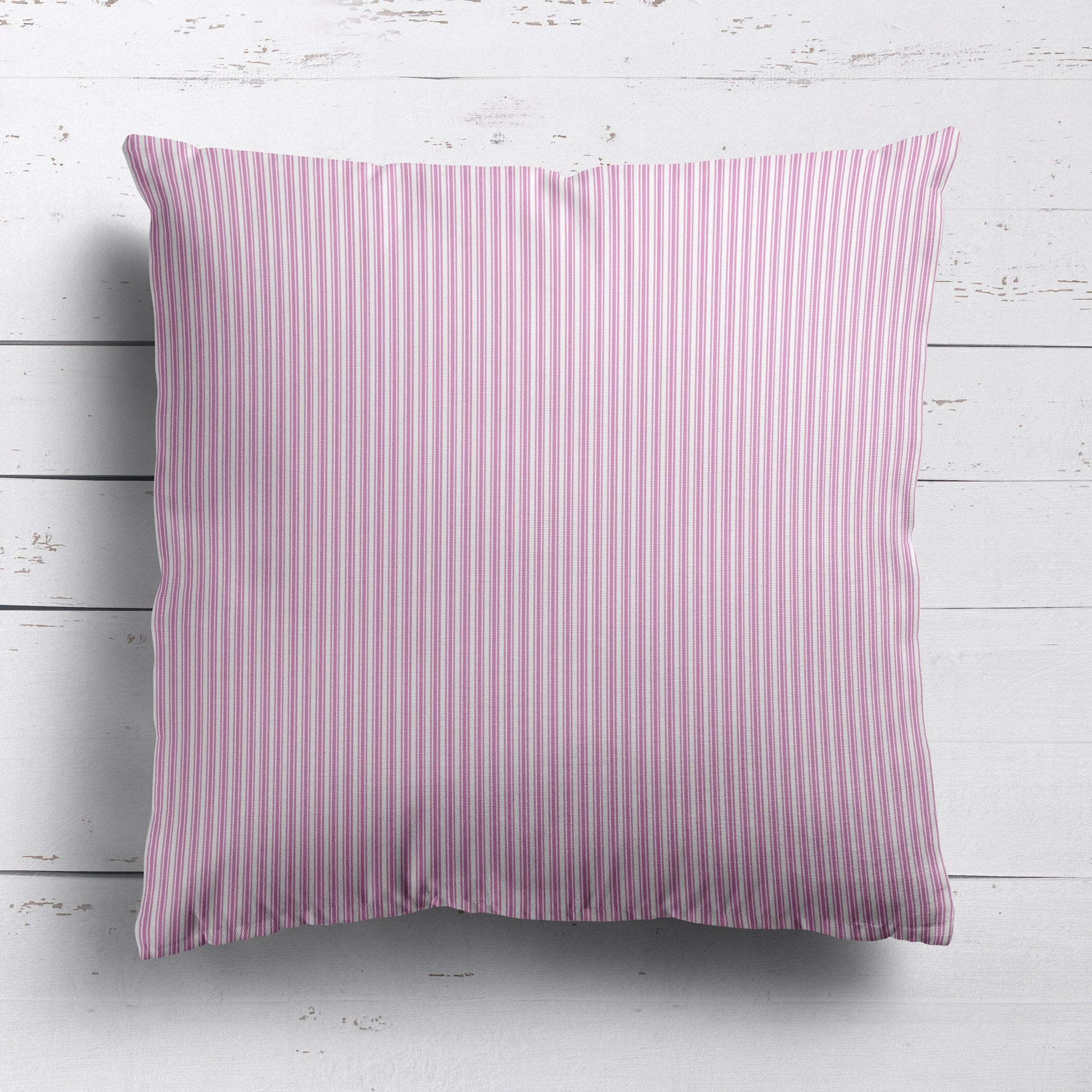 Ticking Stripe Fabric - Tickled Pink - Hydrangea Lane Home