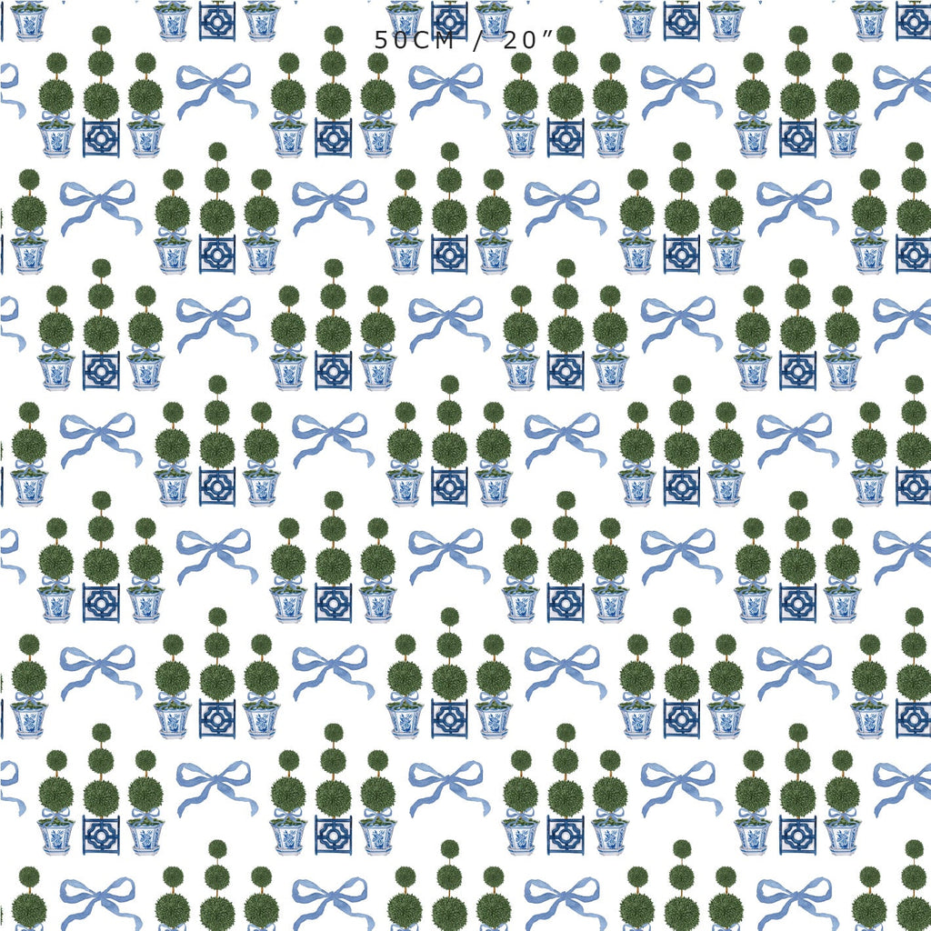 Topiary Tree Bow Fabric - Hydrangea Lane Home