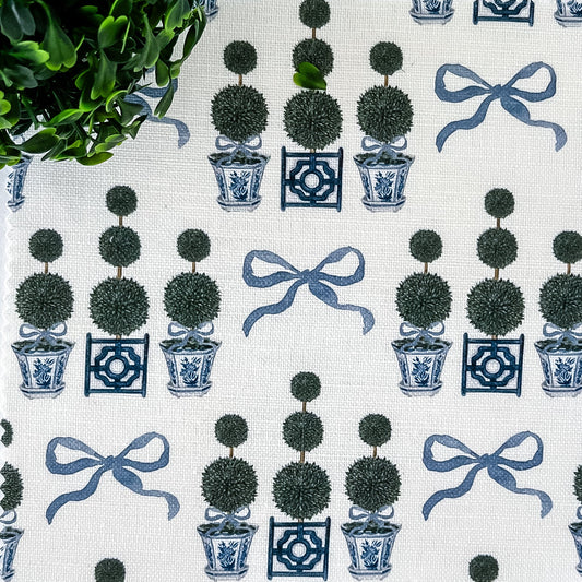 Topiary Tree Bow Fabric - Hydrangea Lane Home