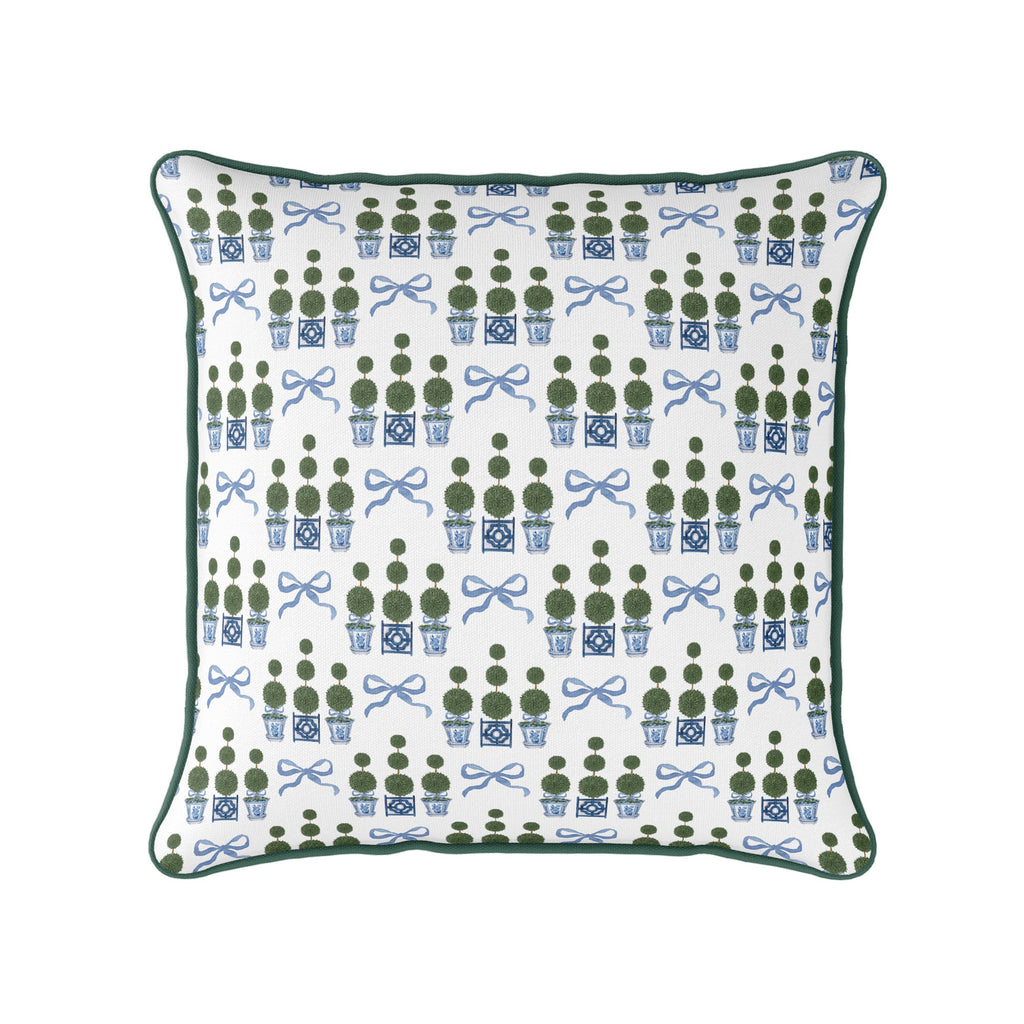 Topiary Tree Bows Cushion - Hydrangea Lane Home