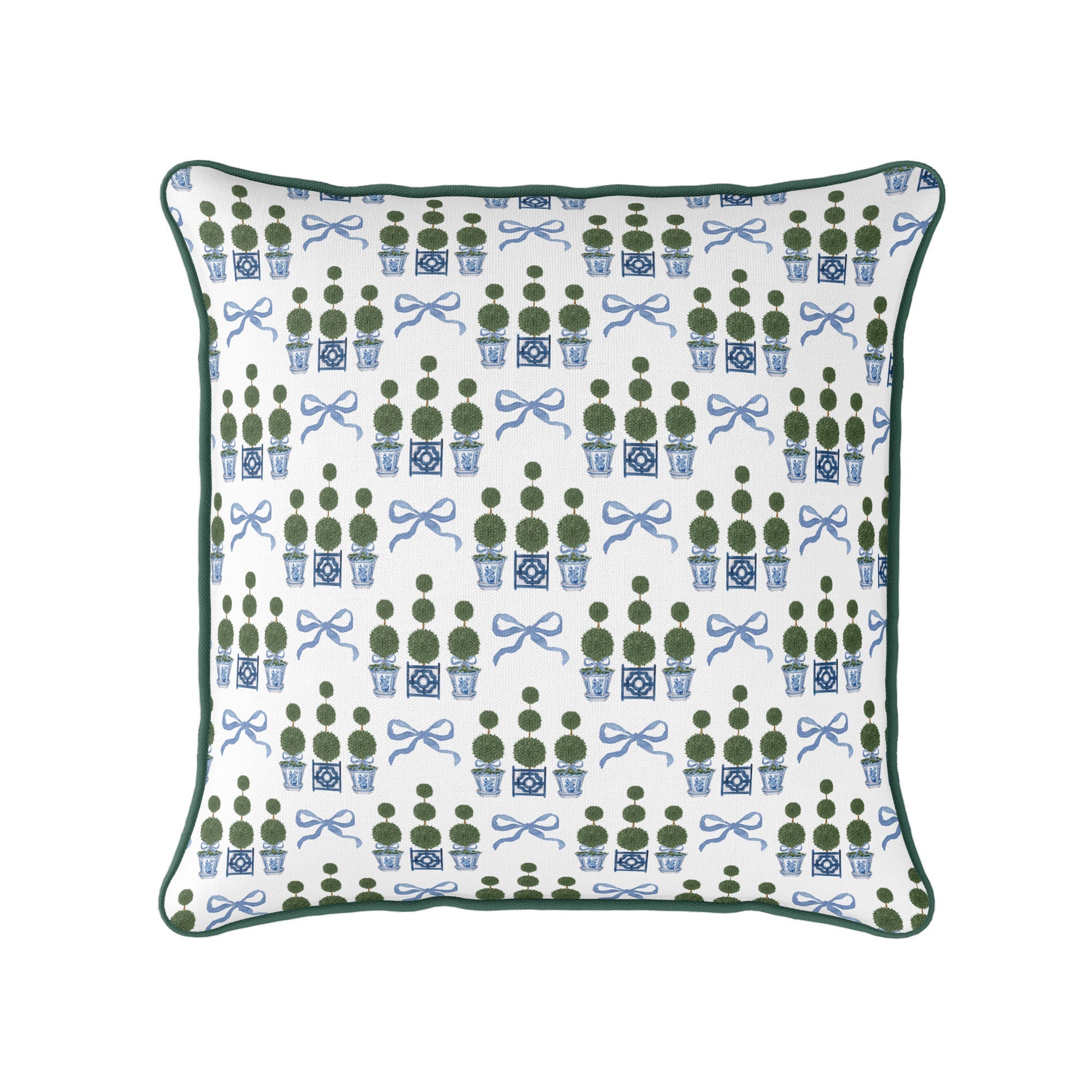Topiary Tree Bows Cushion - Hydrangea Lane Home