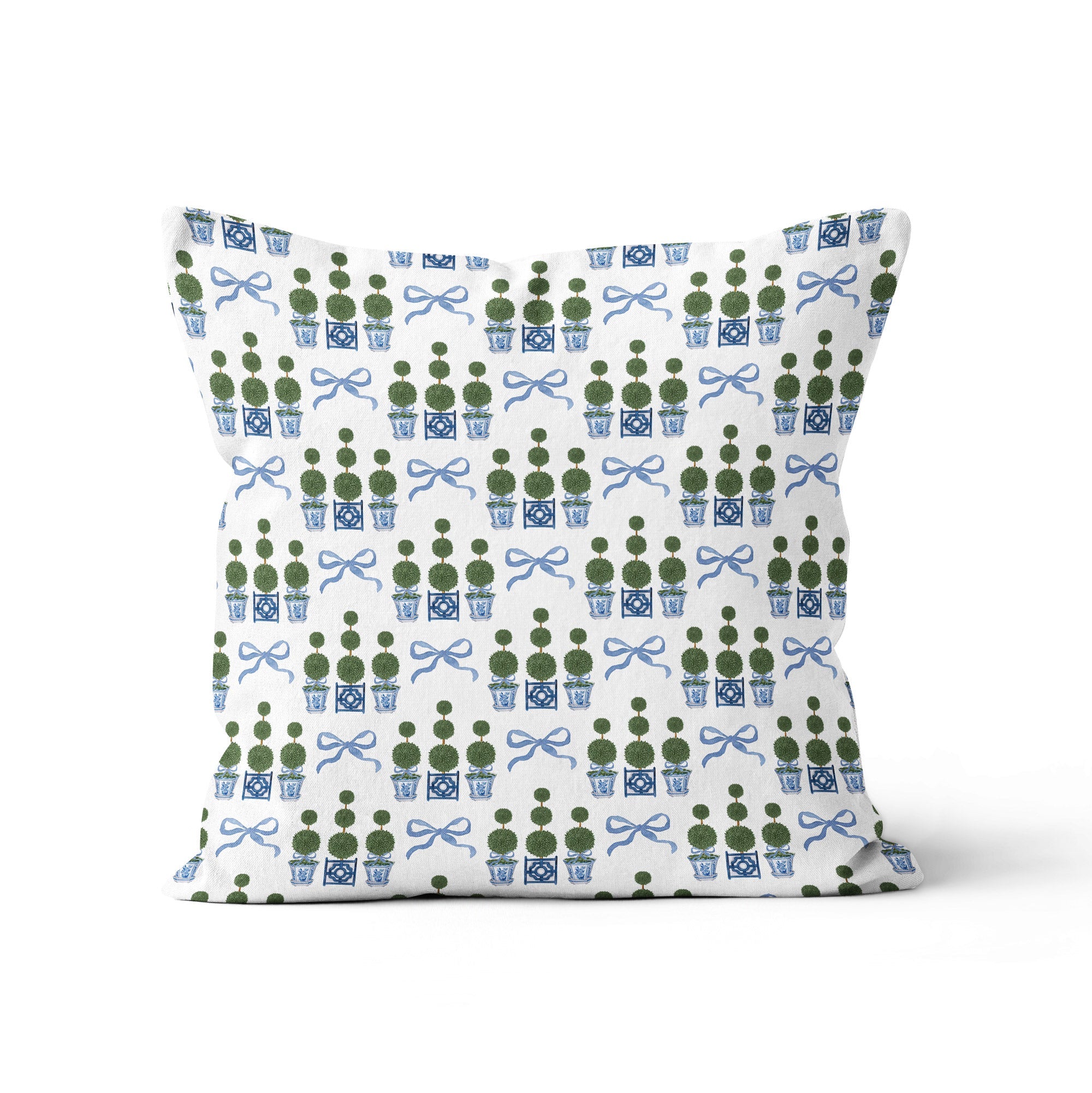Topiary Tree Bows Cushion - Hydrangea Lane Home
