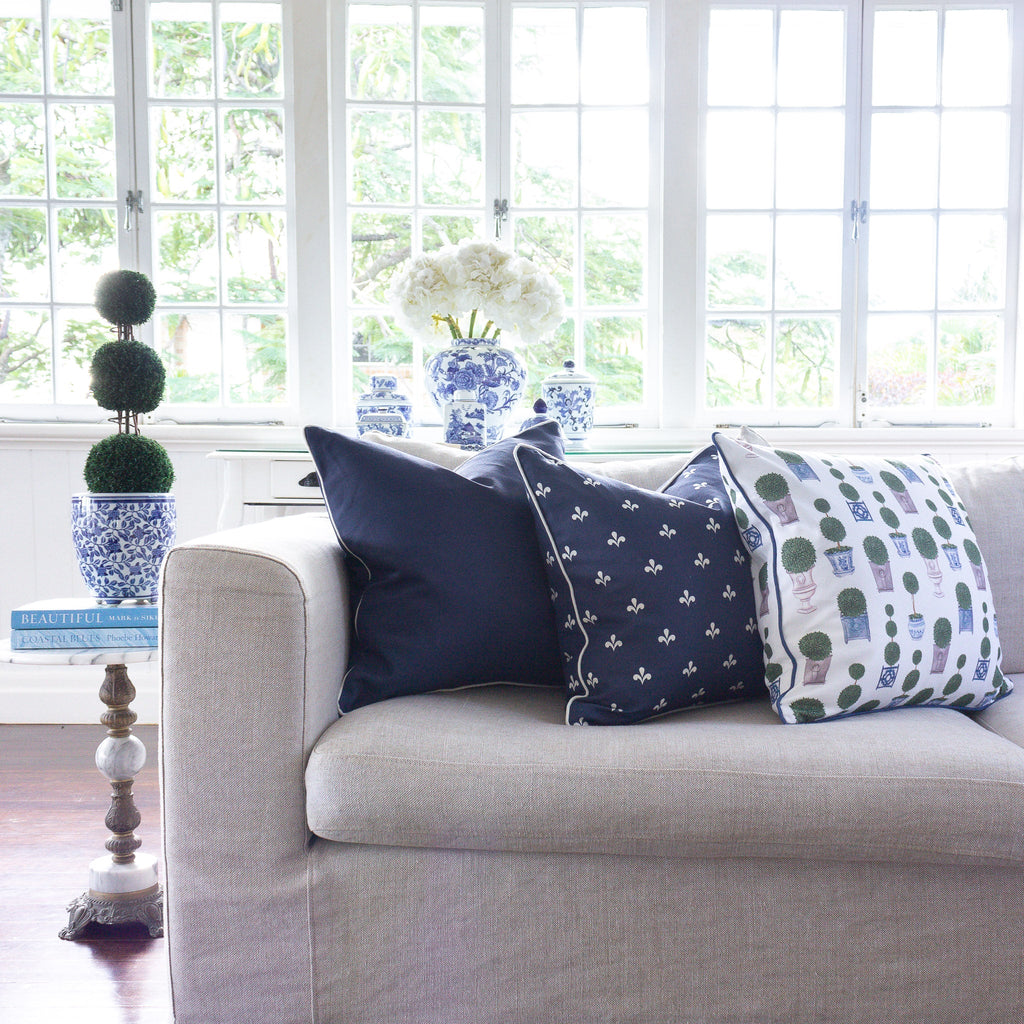 Topiary Trees Cushion - Hydrangea Lane Home