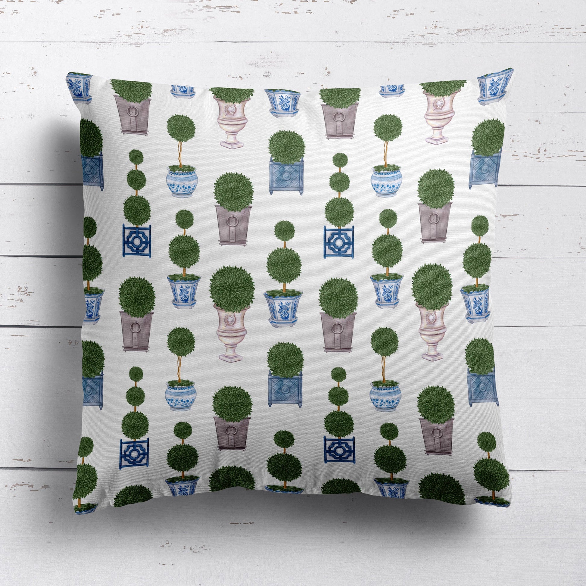 Topiary Trees Fabric - Hydrangea Lane Home