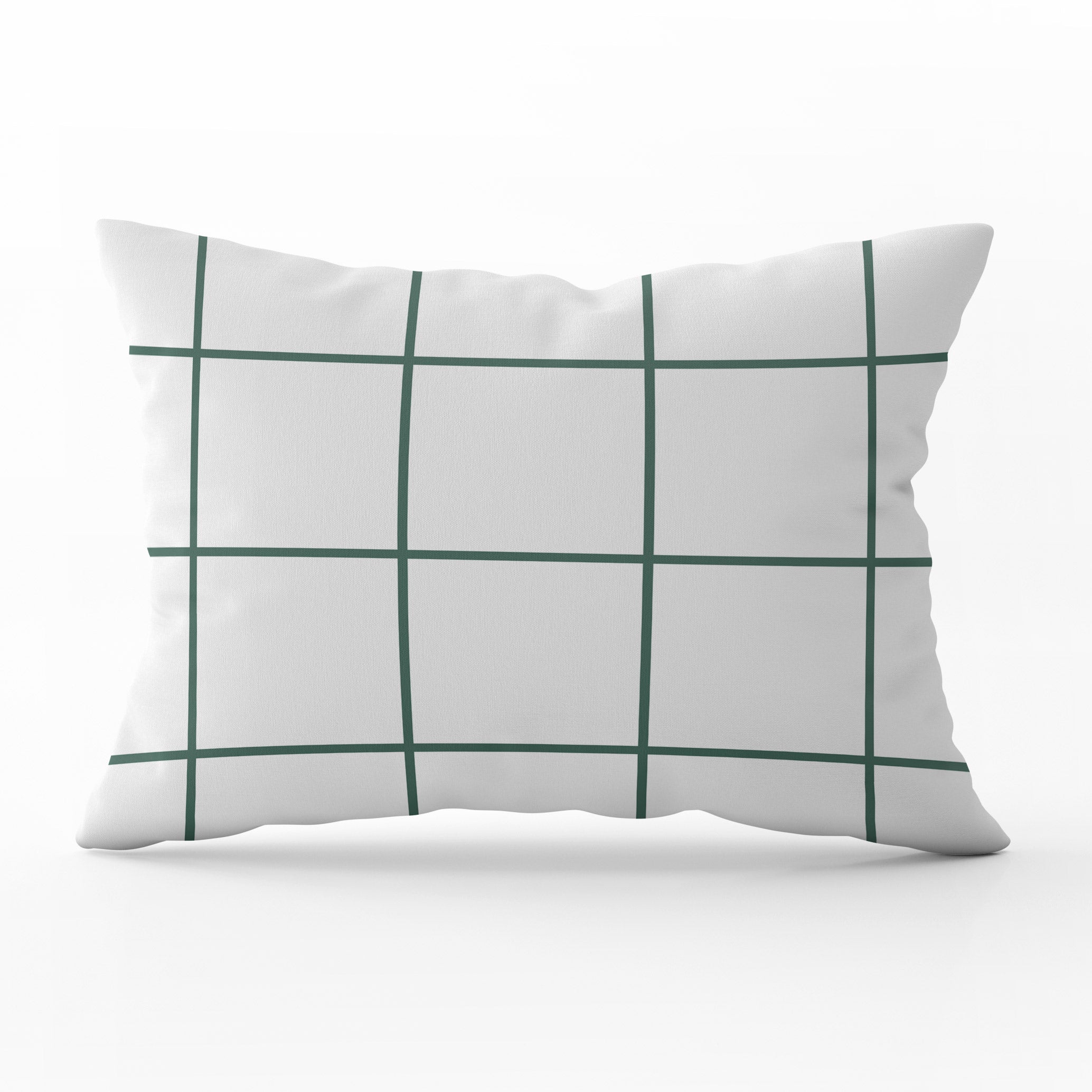 Window Pane Check Cushion - Greens - Hydrangea Lane Home