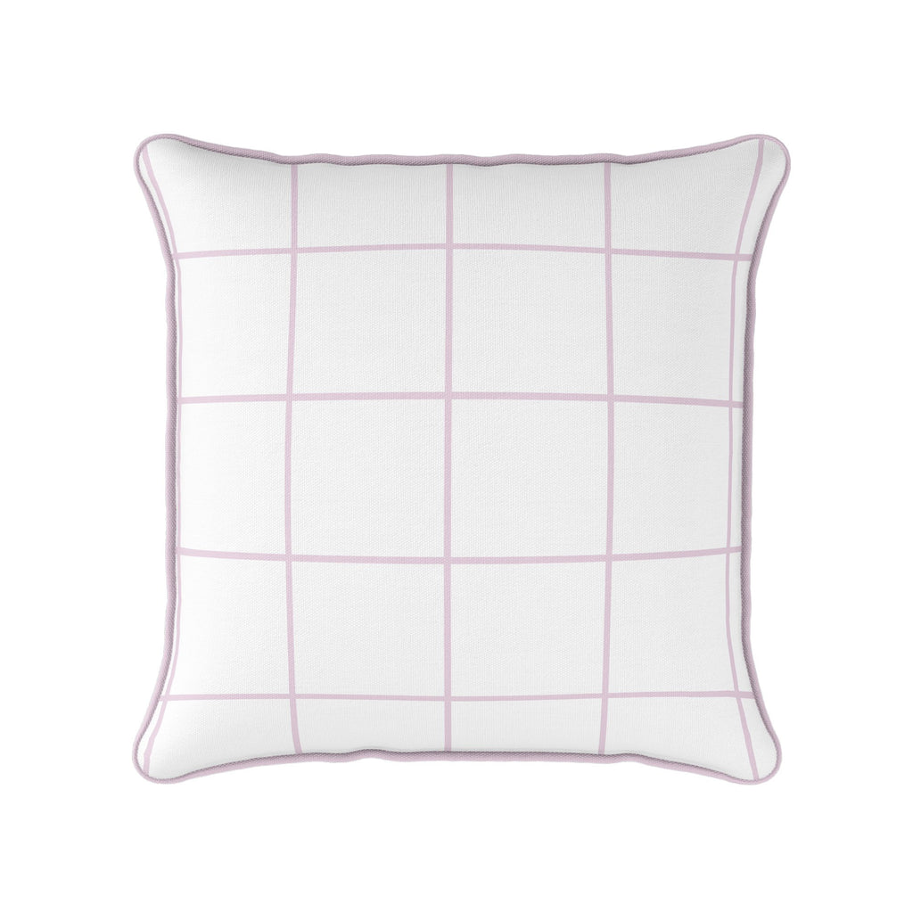 Window Pane Check Cushion - Pinks - Hydrangea Lane Home