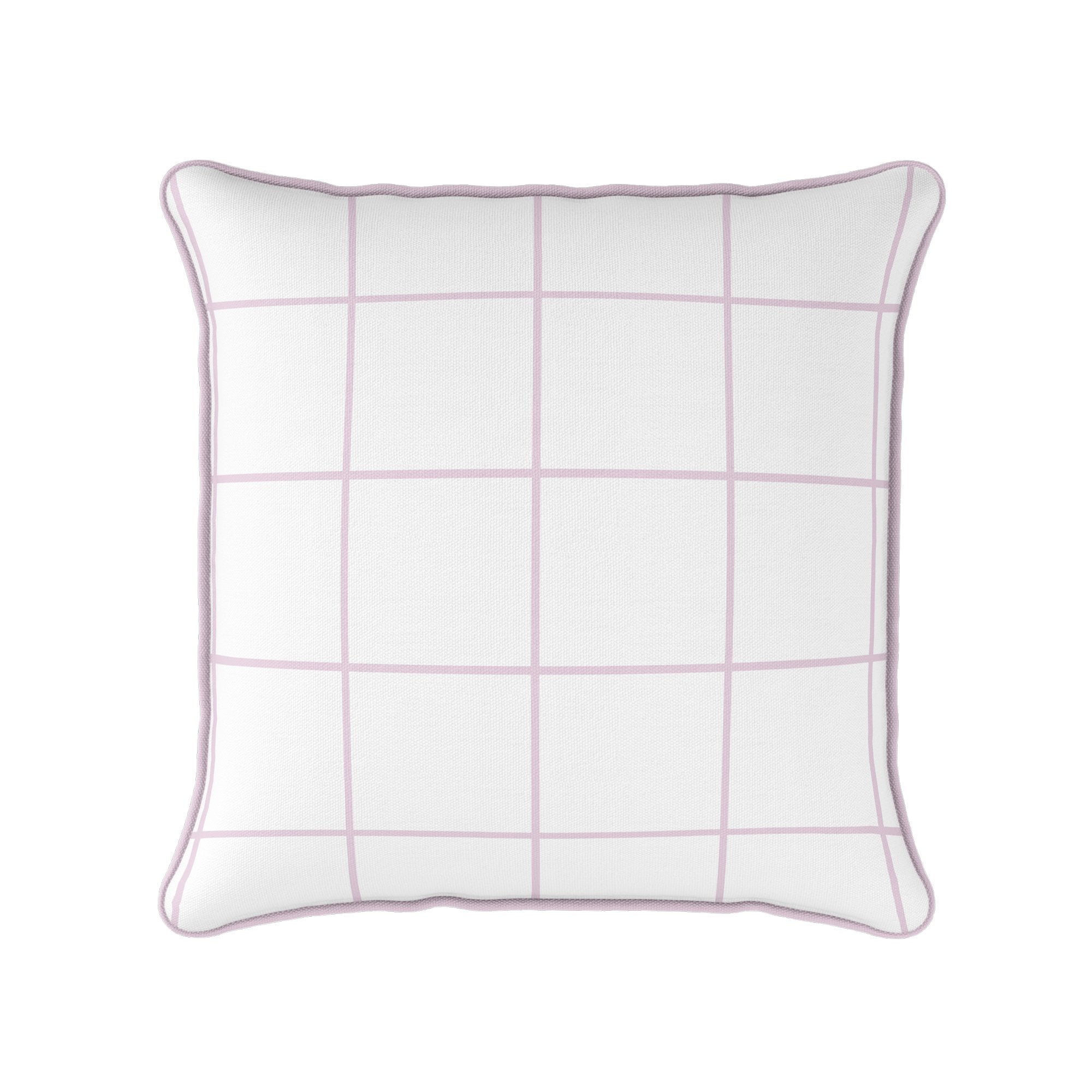 Window Pane Check Cushion - Pinks - Hydrangea Lane Home