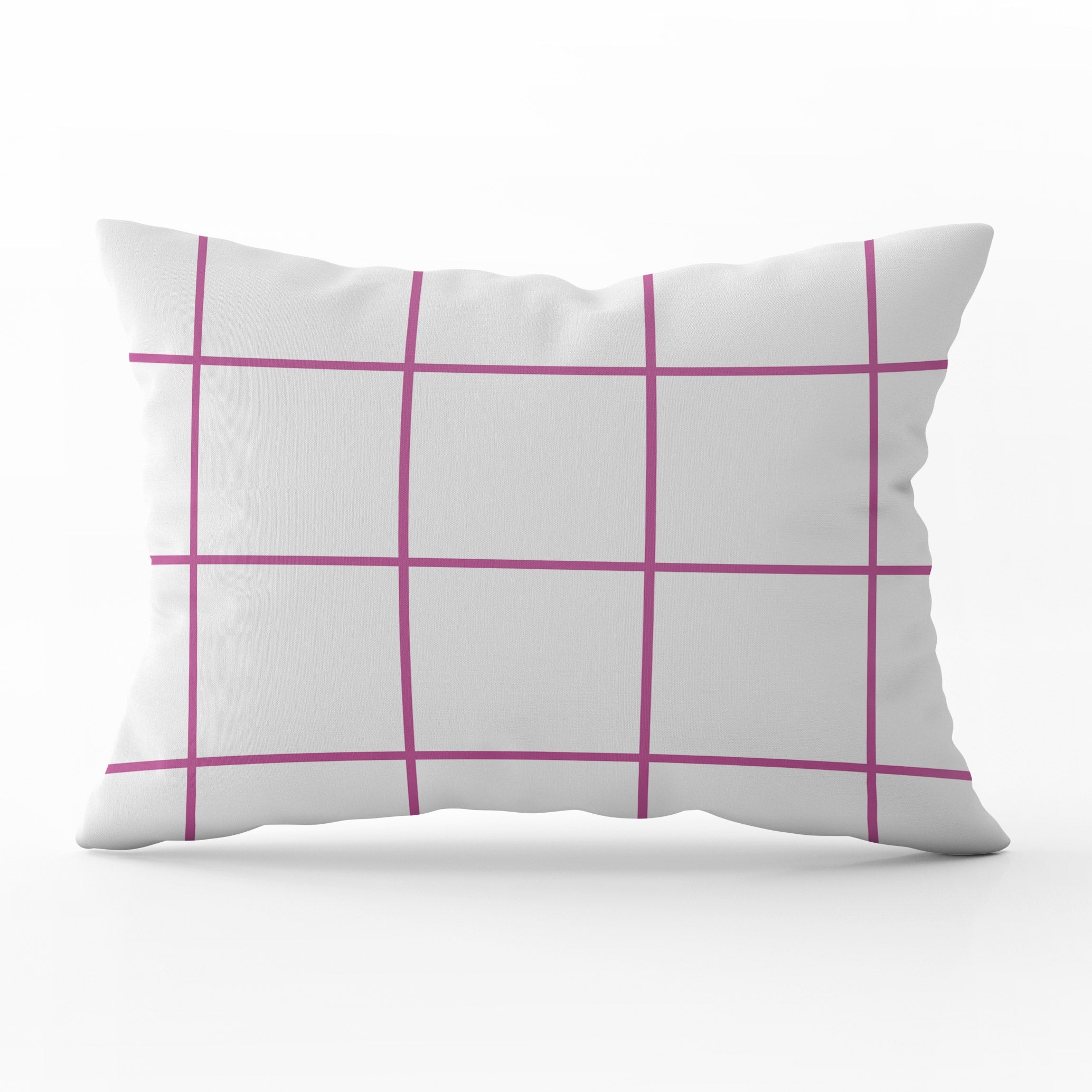 Window Pane Check Cushion - Pinks - Hydrangea Lane Home