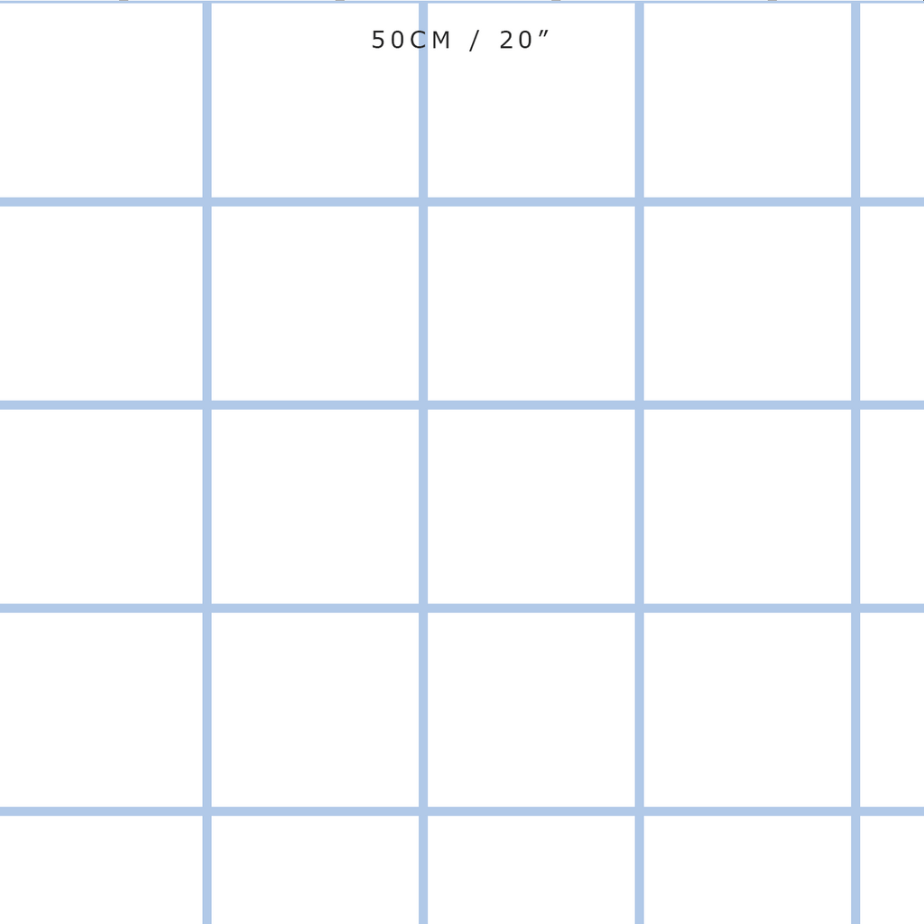 Window Pane Check Fabric - Cornflower - Hydrangea Lane Home