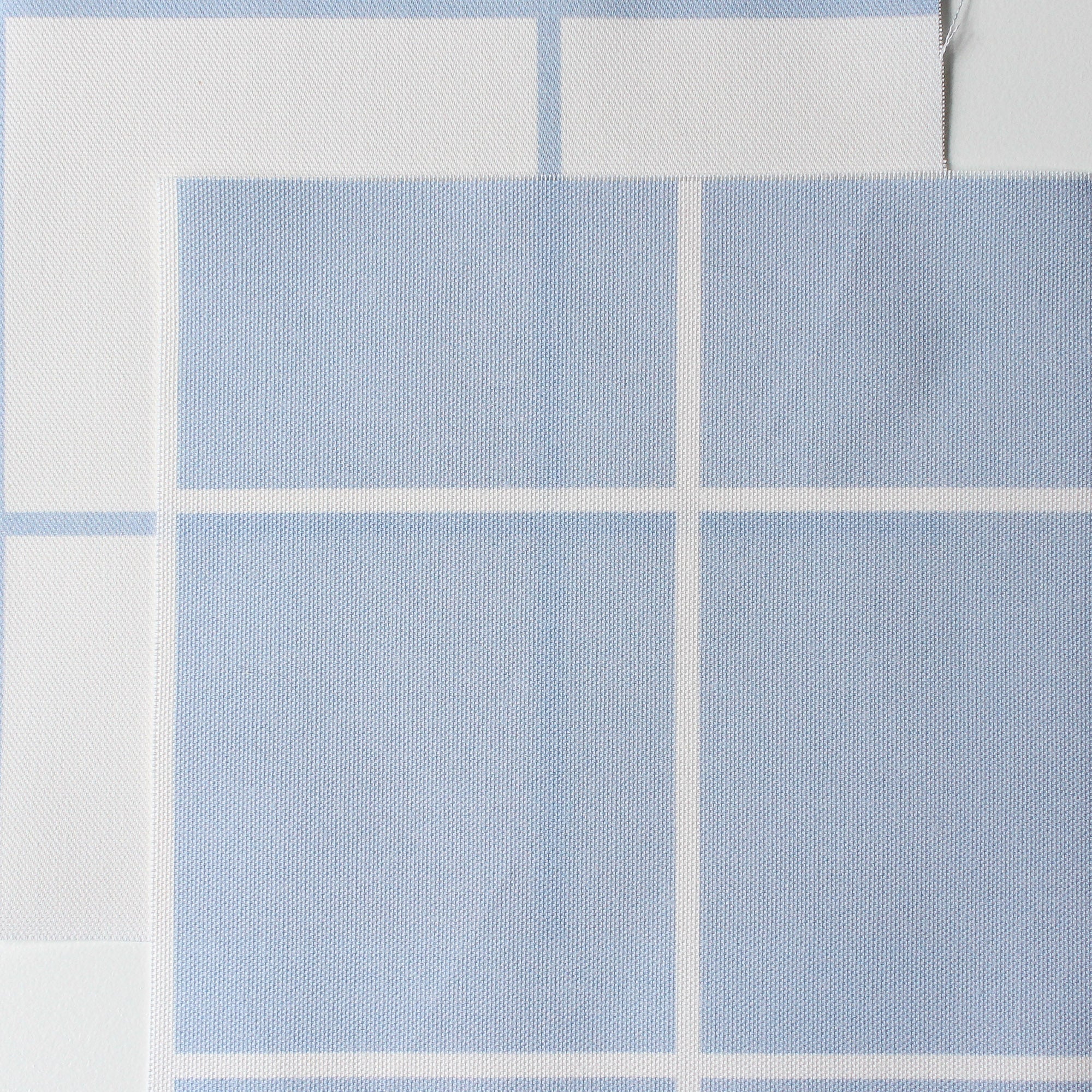 Window Pane Check Fabric - Cornflower - Hydrangea Lane Home