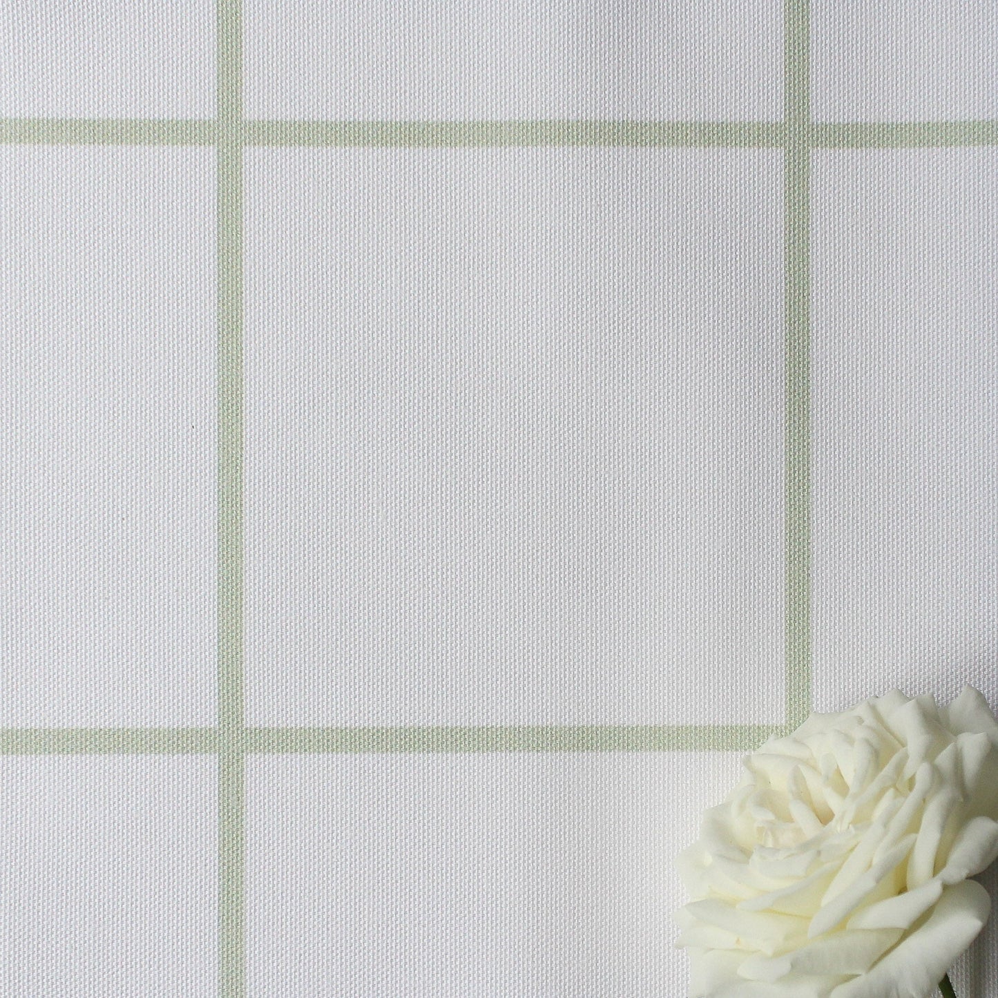 Window Pane Check Fabric - Elderflower - Hydrangea Lane Home