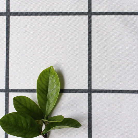 Window Pane Check Fabric - Graphite - Hydrangea Lane Home