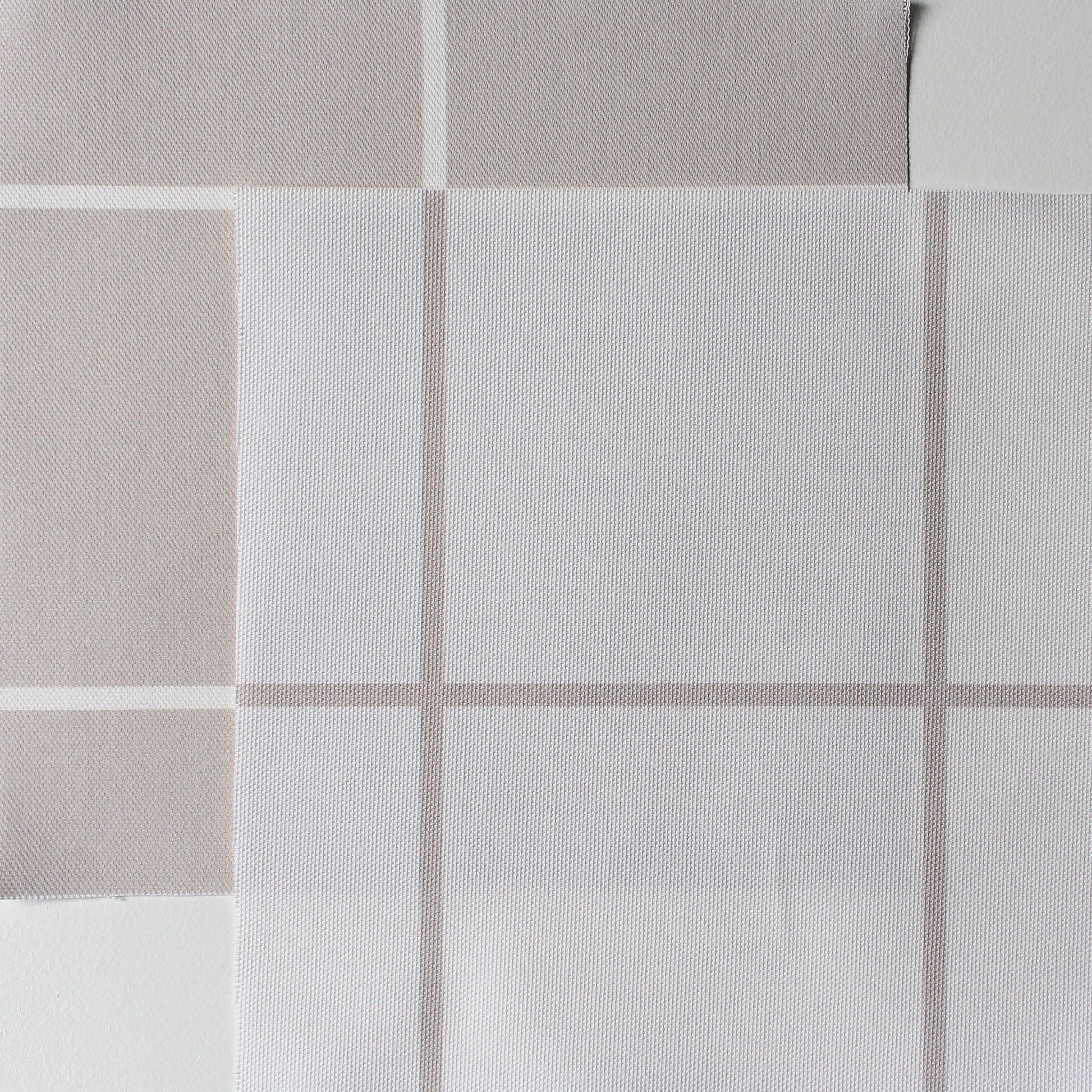 Window Pane Check Fabric - Linen - Hydrangea Lane Home