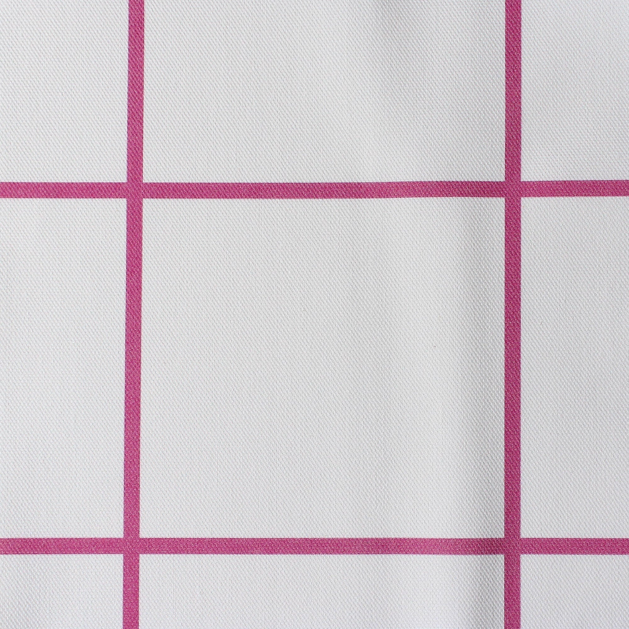 Window Pane Check Fabric - Raspberry - Hydrangea Lane Home