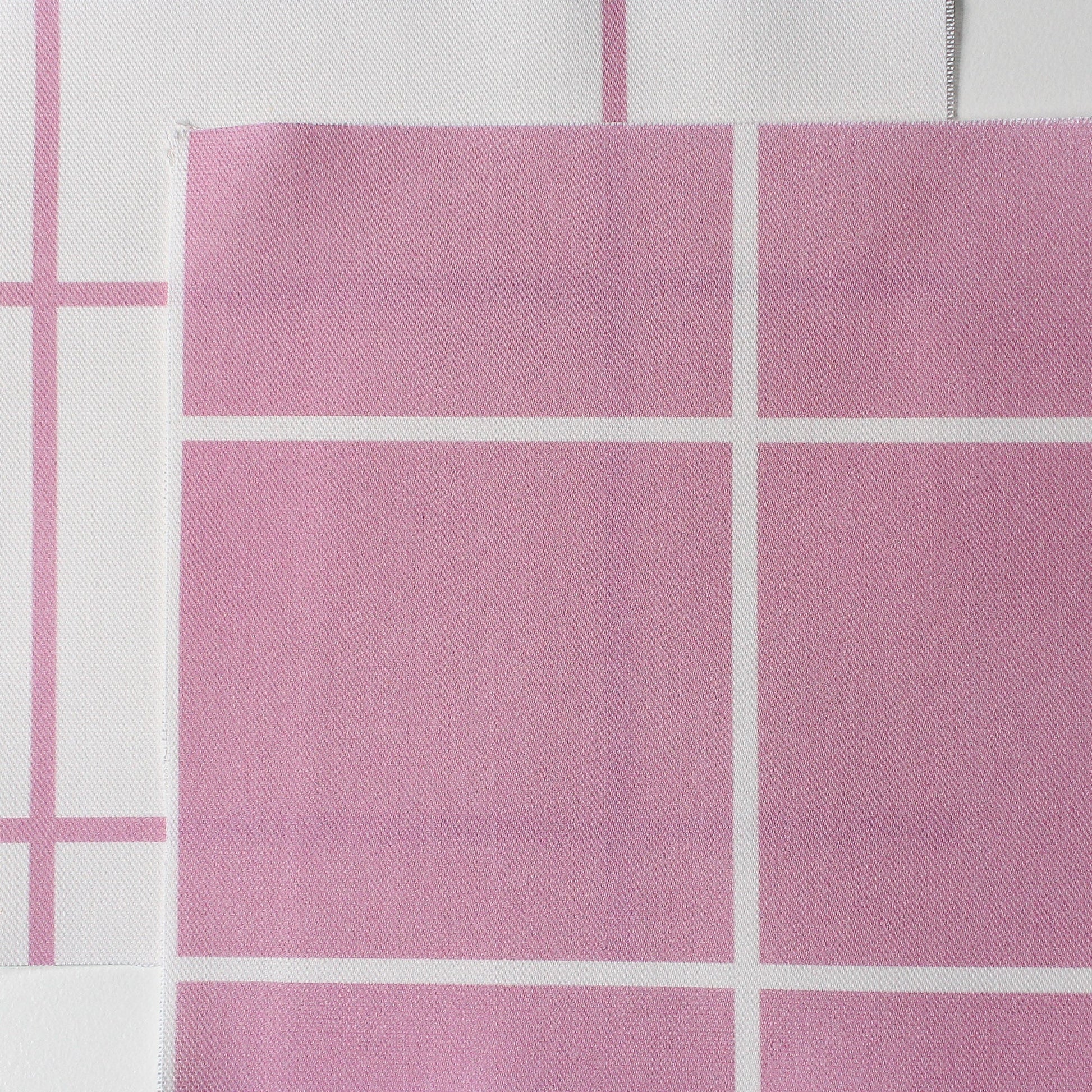 Window Pane Check Fabric - Tickled Pink - Hydrangea Lane Home